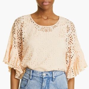 See By Chloe, Nude Blouse